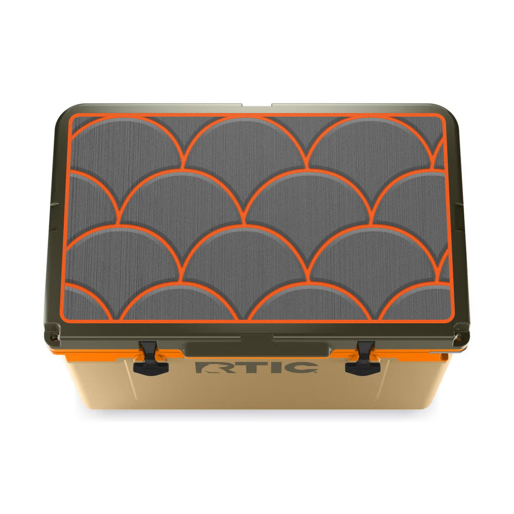 RTIC 52 Cooler Pad Fish Scales Texture