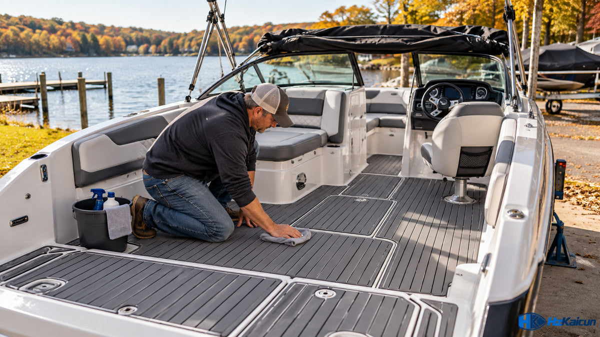 How to Care for EVA Boat Flooring Before Winter Storage | HzKaiCun HzKaiCun