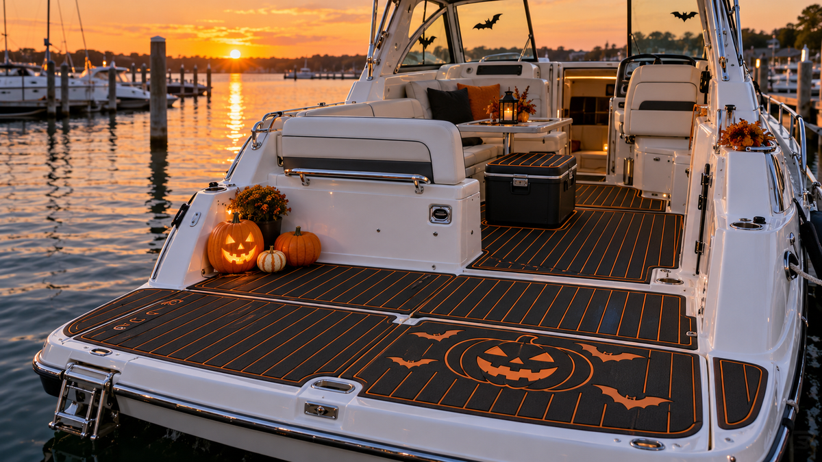 Halloween Boat Decorating Ideas: From Pumpkins to Custom EVA Mats HzKaiCun