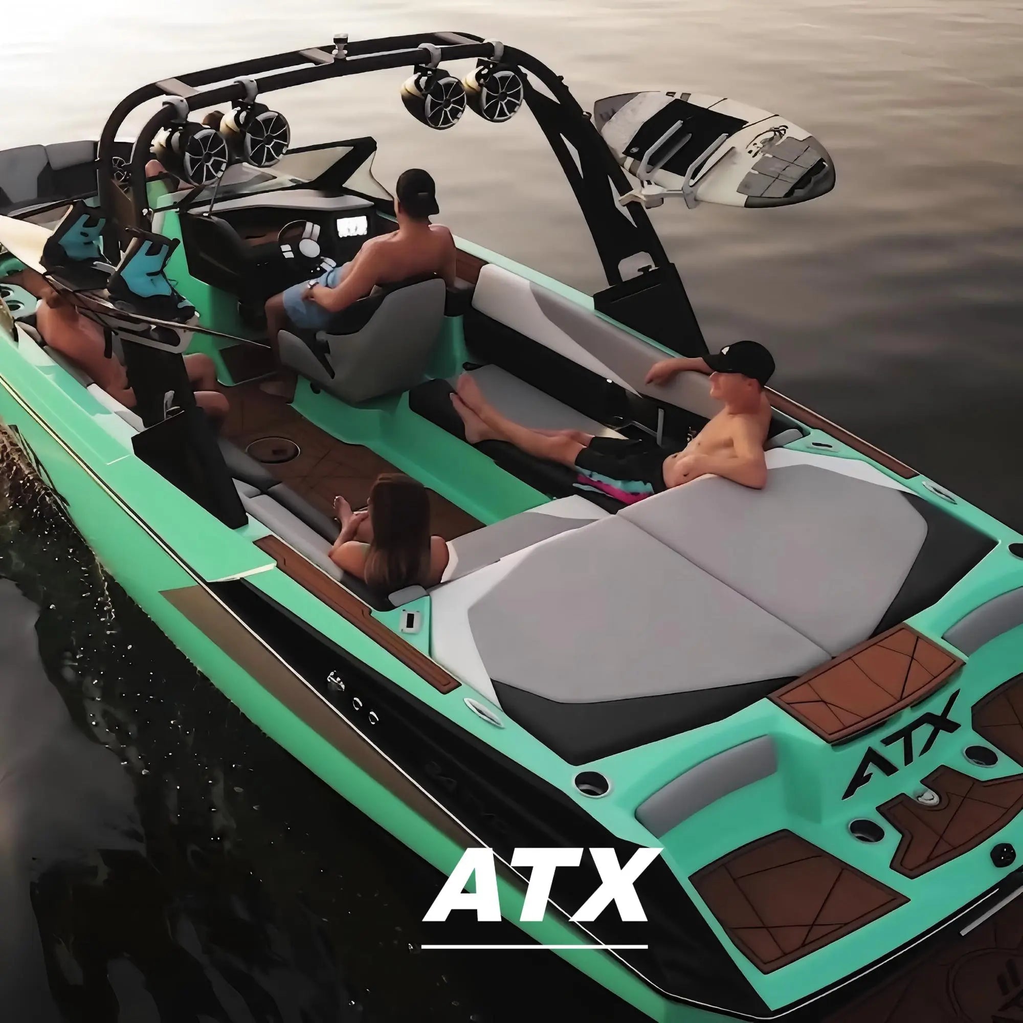 Customized Boat Flooring Series of ATX Boat Mats