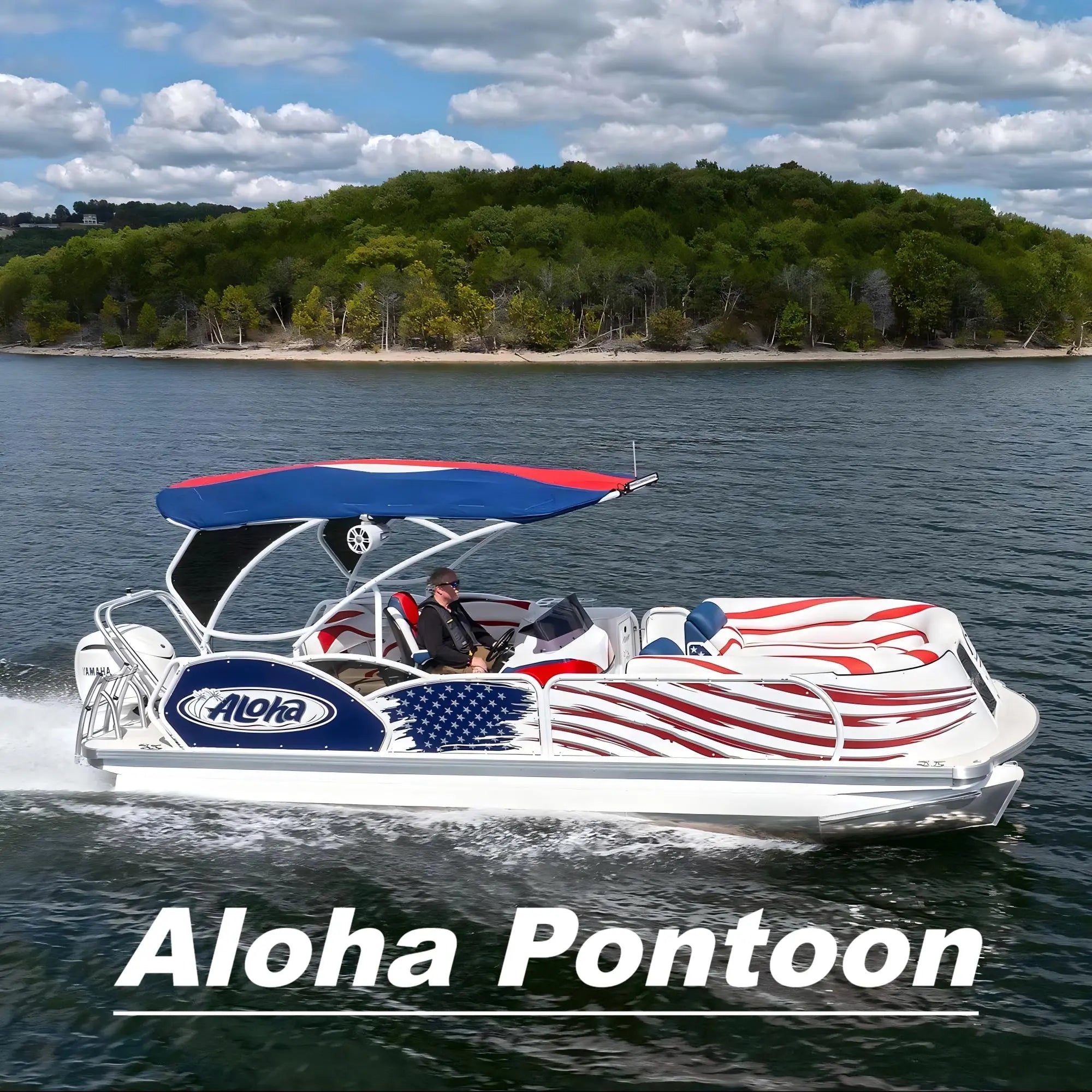Customized Boat Flooring Series of Aloha Pontoon Boat Mats