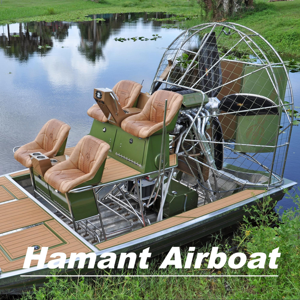 Customized Boat Flooring Series of Hamant Airboat Boat Mats