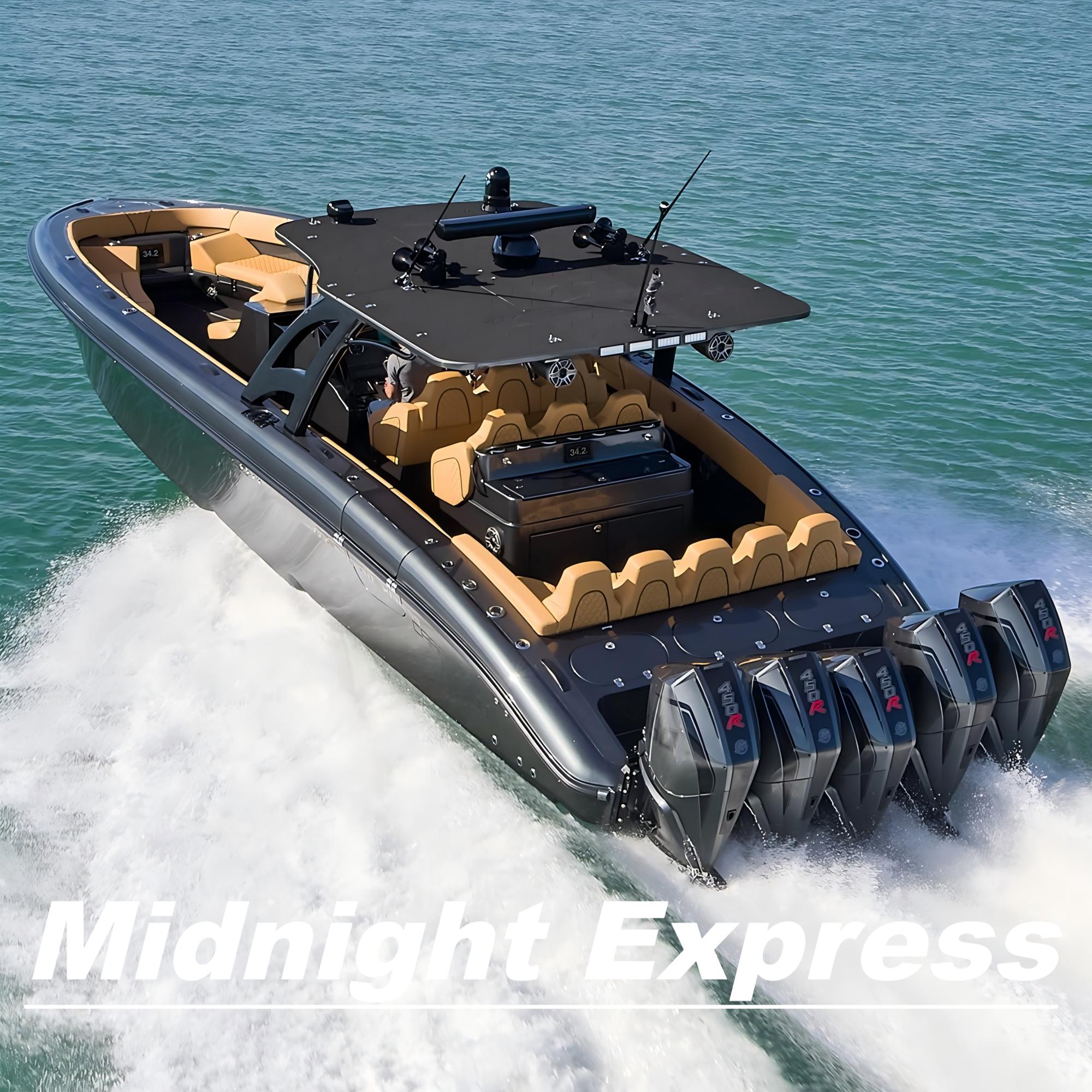 Customized Boat Flooring Series of Midnight Express Boat Mats