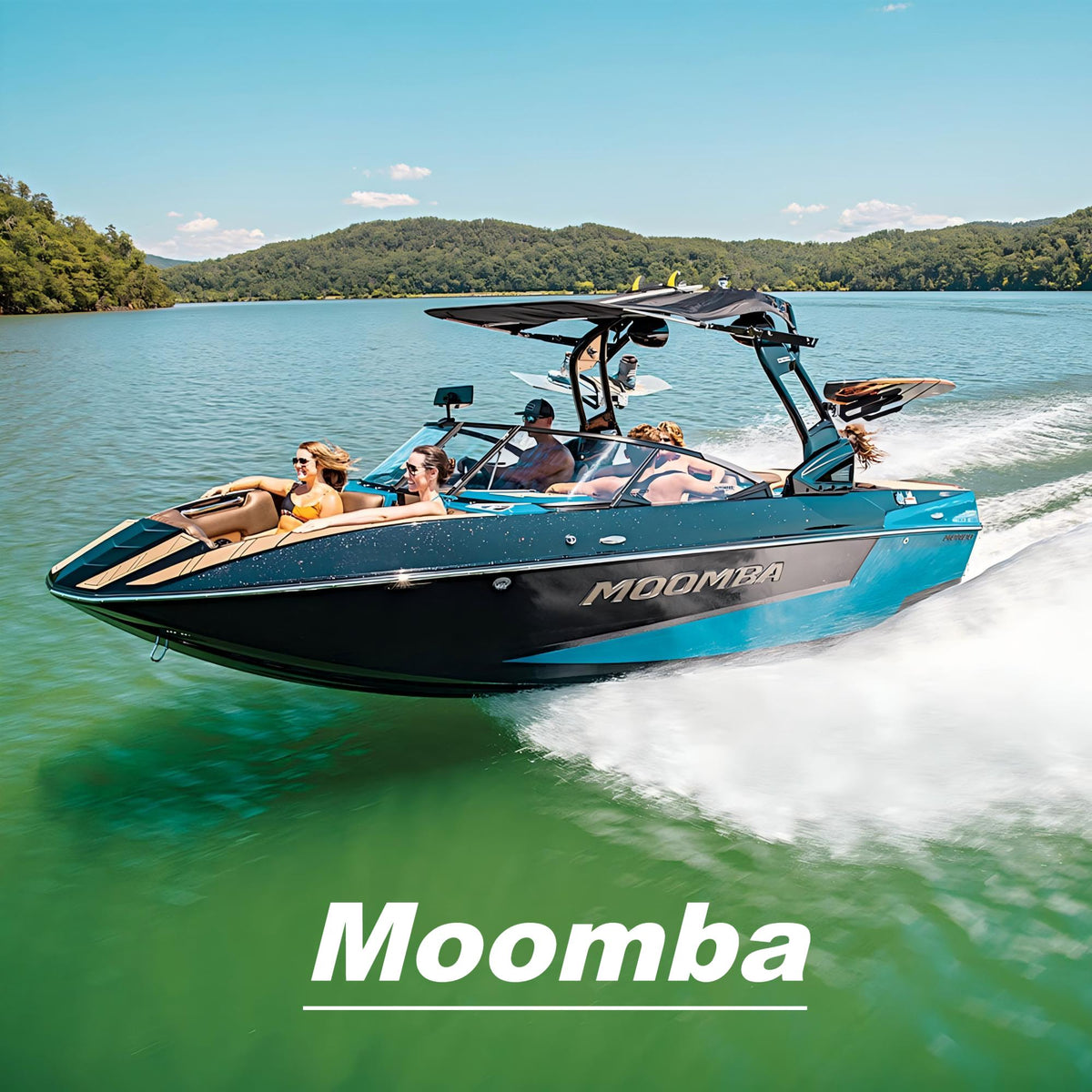Customized Boat Flooring Series of Moomba Boat Mats