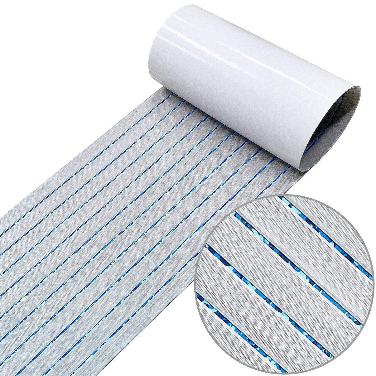 3M Self Adhesive EVA Foam Sheets - Light Gray and Ocean Camo U Groove Boat Flooring HzKaiCun