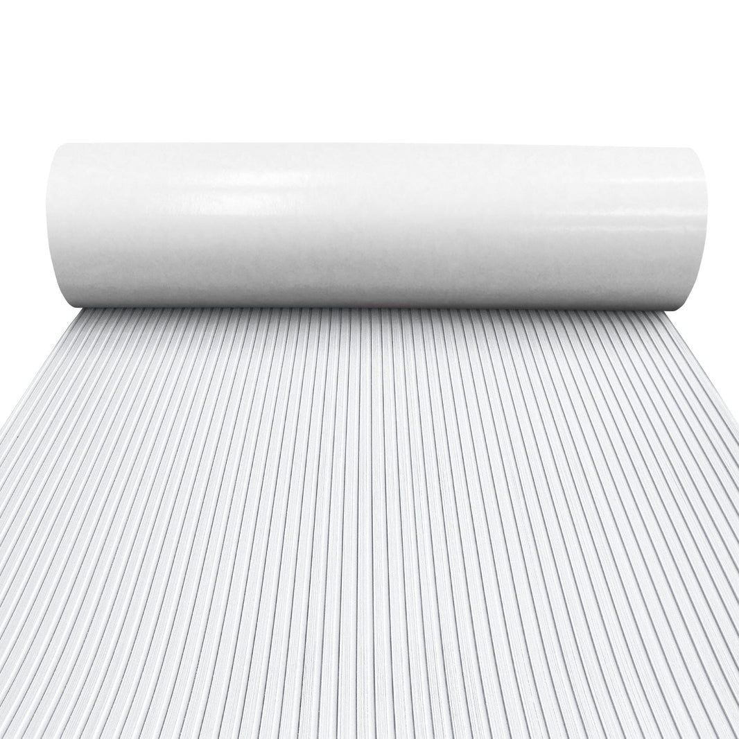 3M Self Adhesive EVA Foam Sheets - White Deep Striped Groove Boat Flooring HzKaiCun