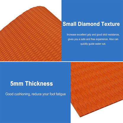 3M Self Adhesive EVA Foam Sheets - Orange Small Diamond Boat Flooring Marine Decking HzKaiCun