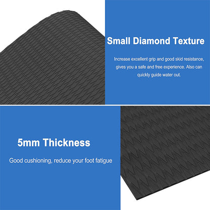 3M Self Adhesive EVA Foam Sheets - Dark Gray Small Diamond Boat Flooring Marine Decking HzKaiCun