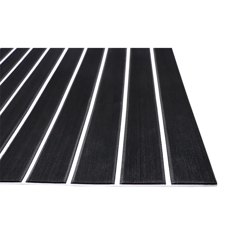 3M Self Adhesive EVA Foam Sheets - Black and White U Groove Boat Flooring HzKaiCun