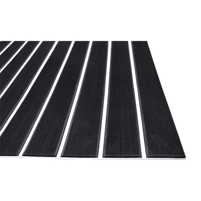 3M Self Adhesive EVA Foam Sheets - Black and White U Groove Boat Flooring HzKaiCun