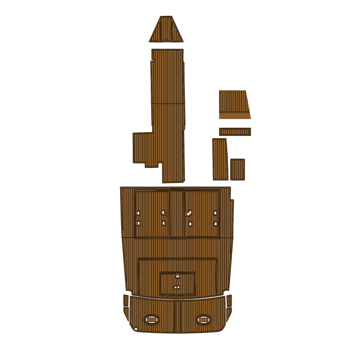 Custom "1978 Trojan 32" EVA Foam Boat Deck Mat Marine Flooring Marine Boat Decking Yacht Pad HzKaiCun