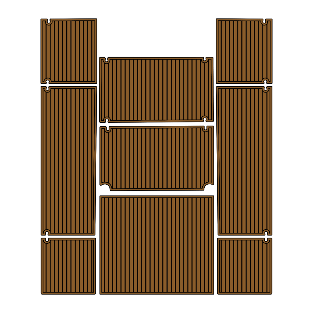 Custom "1991 Jetcraft Coastal" EVA Foam Boat Deck Mat Marine Flooring Marine Boat Decking Yacht Pad HzKaiCun