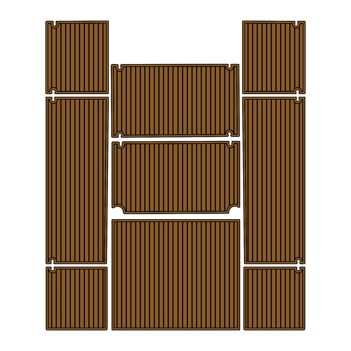 Custom "1991 Jetcraft Coastal" EVA Foam Boat Deck Mat Marine Flooring Marine Boat Decking Yacht Pad HzKaiCun
