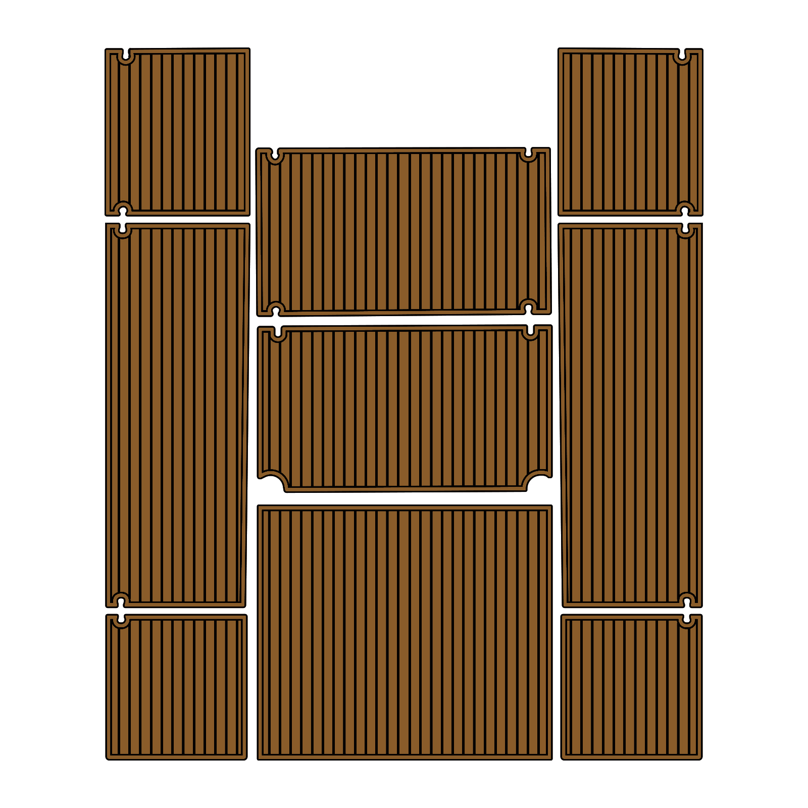 Custom "1991 Jetcraft Coastal" EVA Foam Boat Deck Mat Marine Flooring Marine Boat Decking Yacht Pad HzKaiCun