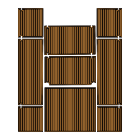 Custom "1991 Jetcraft Coastal" EVA Foam Boat Deck Mat Marine Flooring Marine Boat Decking Yacht Pad HzKaiCun