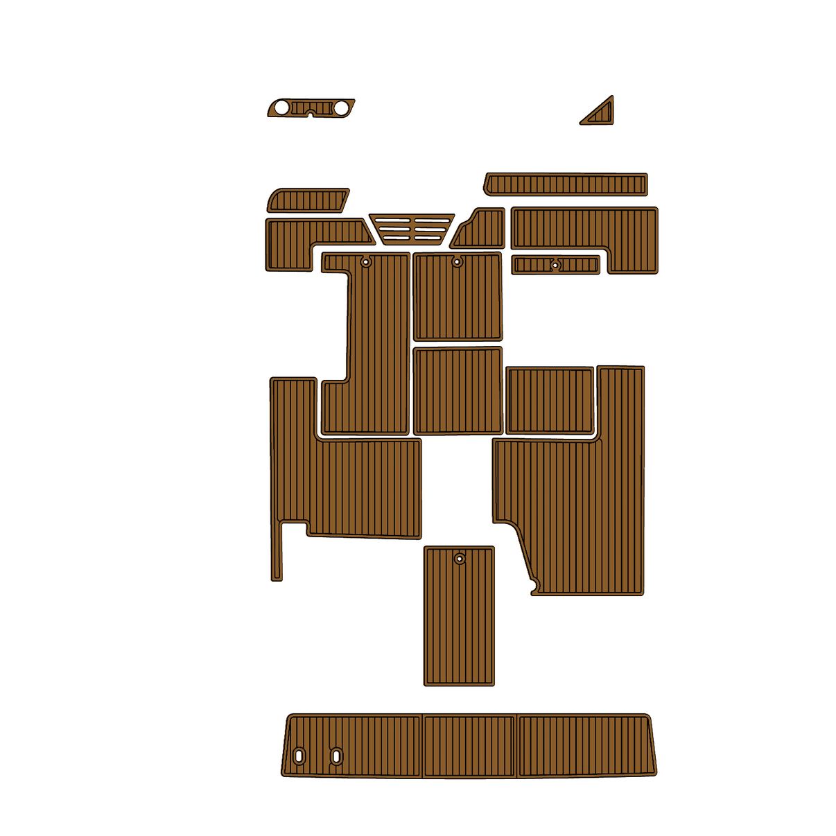 Custom "1991 SeaRay Express" EVA Foam Boat Deck Mat Marine Flooring Marine Boat Decking Yacht Pad HzKaiCun