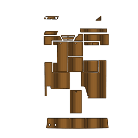Custom "1991 SeaRay Express" EVA Foam Boat Deck Mat Marine Flooring Marine Boat Decking Yacht Pad HzKaiCun