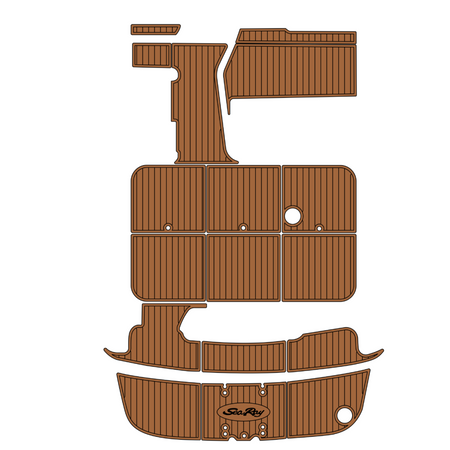 Custom "1995 SeaRay 370 Sundance" EVA Foam Boat Deck Mat Marine Flooring Marine Boat Decking Yacht Pad HzKaiCun