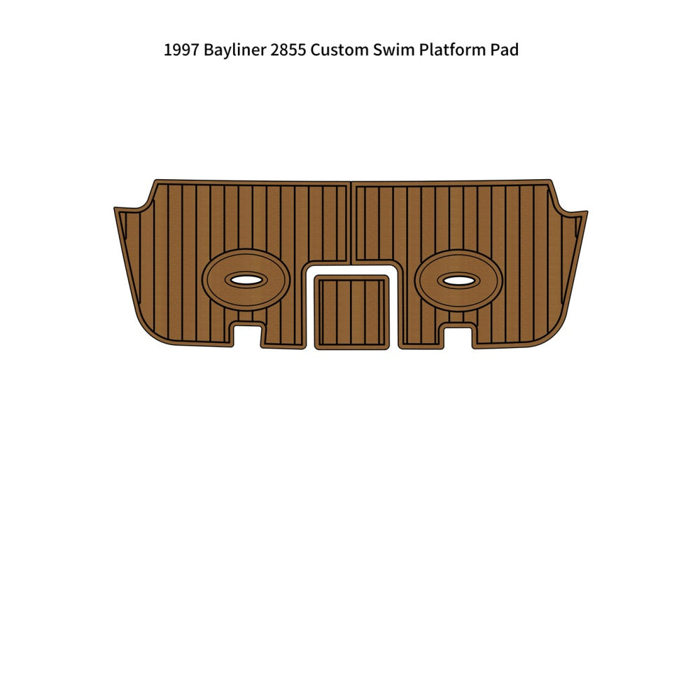 Custom "1997 Bayliner 2855" EVA Foam Boat Deck Mat Marine Flooring Marine Boat Decking Yacht Pad HzKaiCun