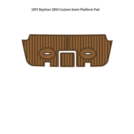 Custom "1997 Bayliner 2855" EVA Foam Boat Deck Mat Marine Flooring Marine Boat Decking Yacht Pad HzKaiCun