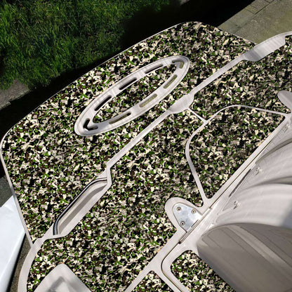 3M Self Adhesive EVA Foam Sheets - Forest Camo Brushed Boat Flooring Marine Decking HzKaiCun