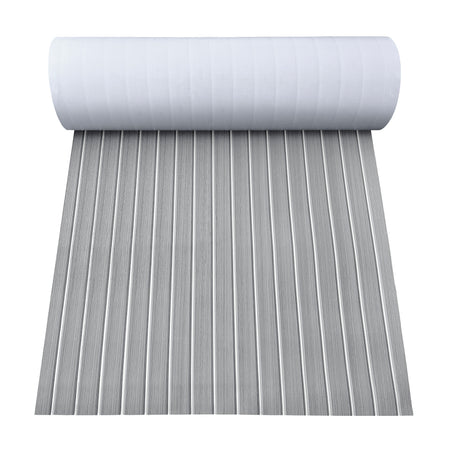 3M Self Adhesive EVA Foam Sheets - Light Gray and White U Groove Boat Flooring HzKaiCun