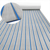 3M Self Adhesive EVA Foam Sheets - Light Gray and Blue U Groove Boat Flooring