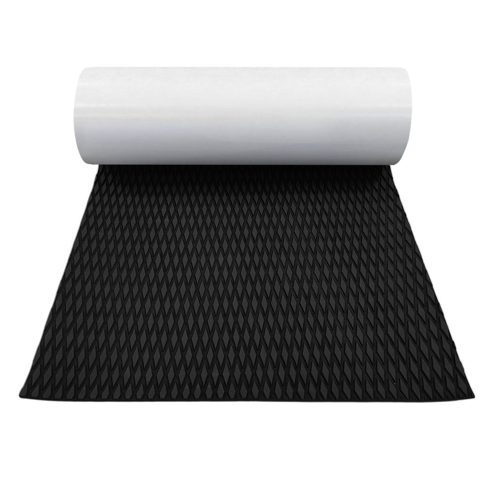 3M Self Adhesive EVA Foam Sheets - Black Small Diamond Boat Flooring Marine Decking HzKaiCun