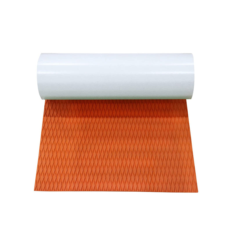 3M Self Adhesive EVA Foam Sheets - Orange Small Diamond Boat Flooring Marine Decking HzKaiCun