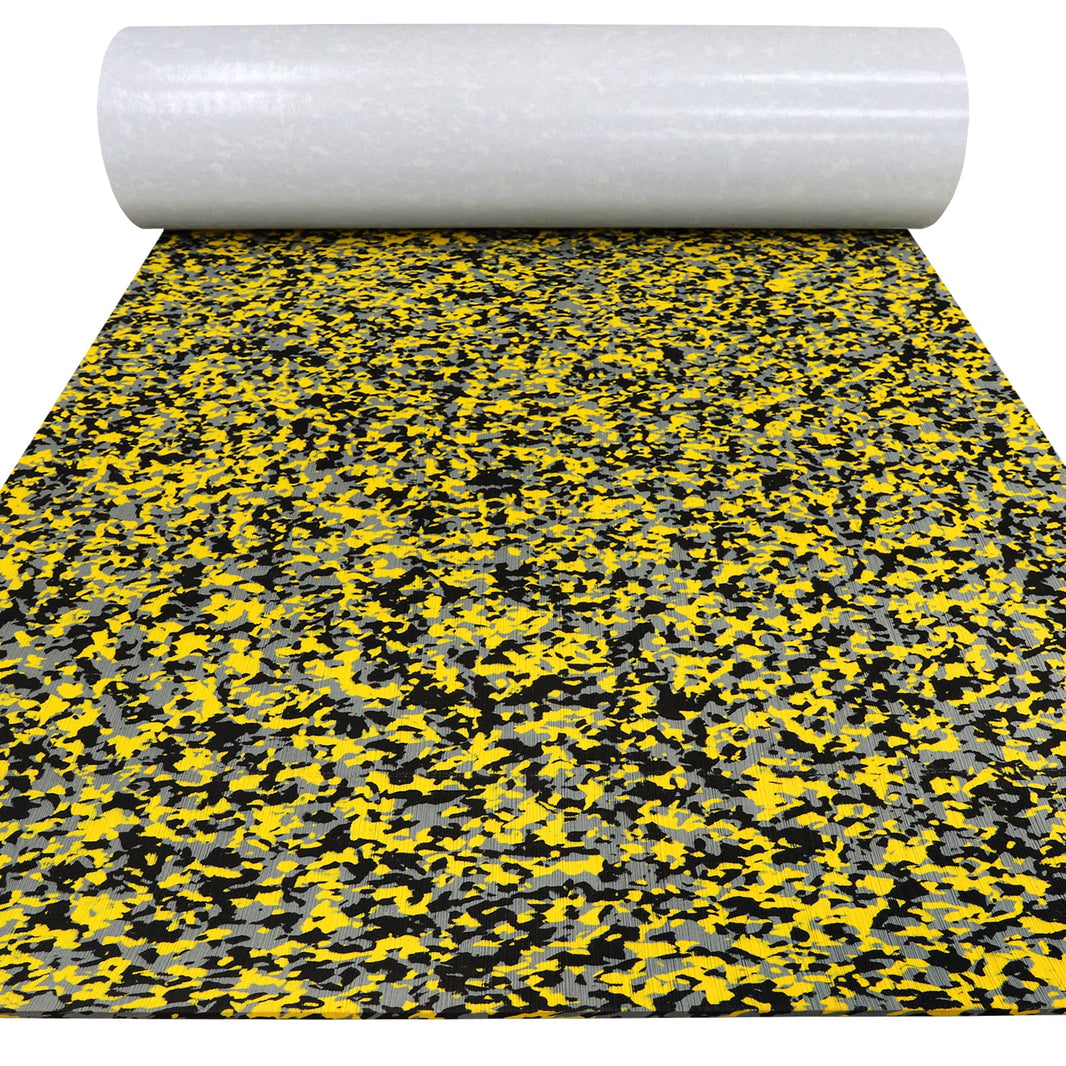 EVA Foam Sheets - Yellow Camo Brushed Boat Flooring Marine Decking HzKaiCun