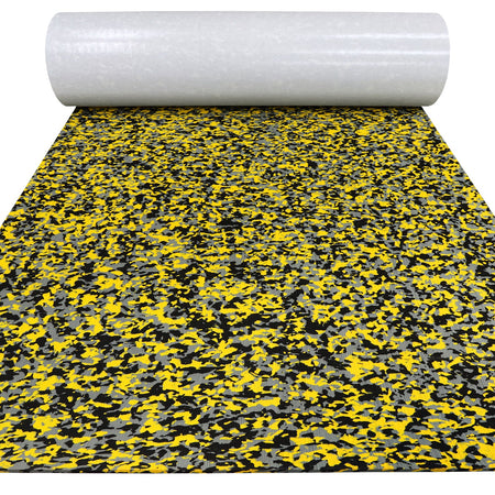 EVA Foam Sheets - Yellow Camo Brushed Boat Flooring Marine Decking HzKaiCun