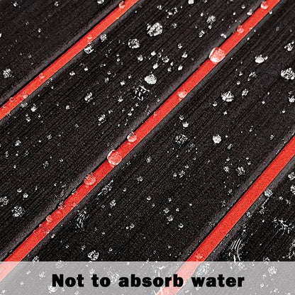 3M Self Adhesive EVA Foam Sheets - Black and Red U Groove Boat Flooring HzKaiCun