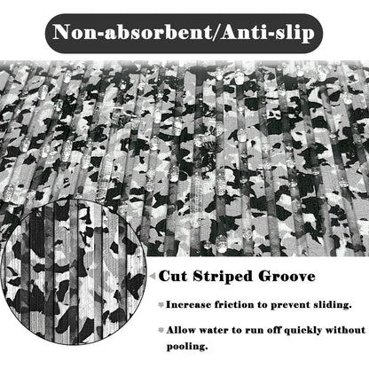 3M Self Adhesive EVA Foam Sheets - Snow Camo Deep Striped Groove Boat Flooring HzKaiCun