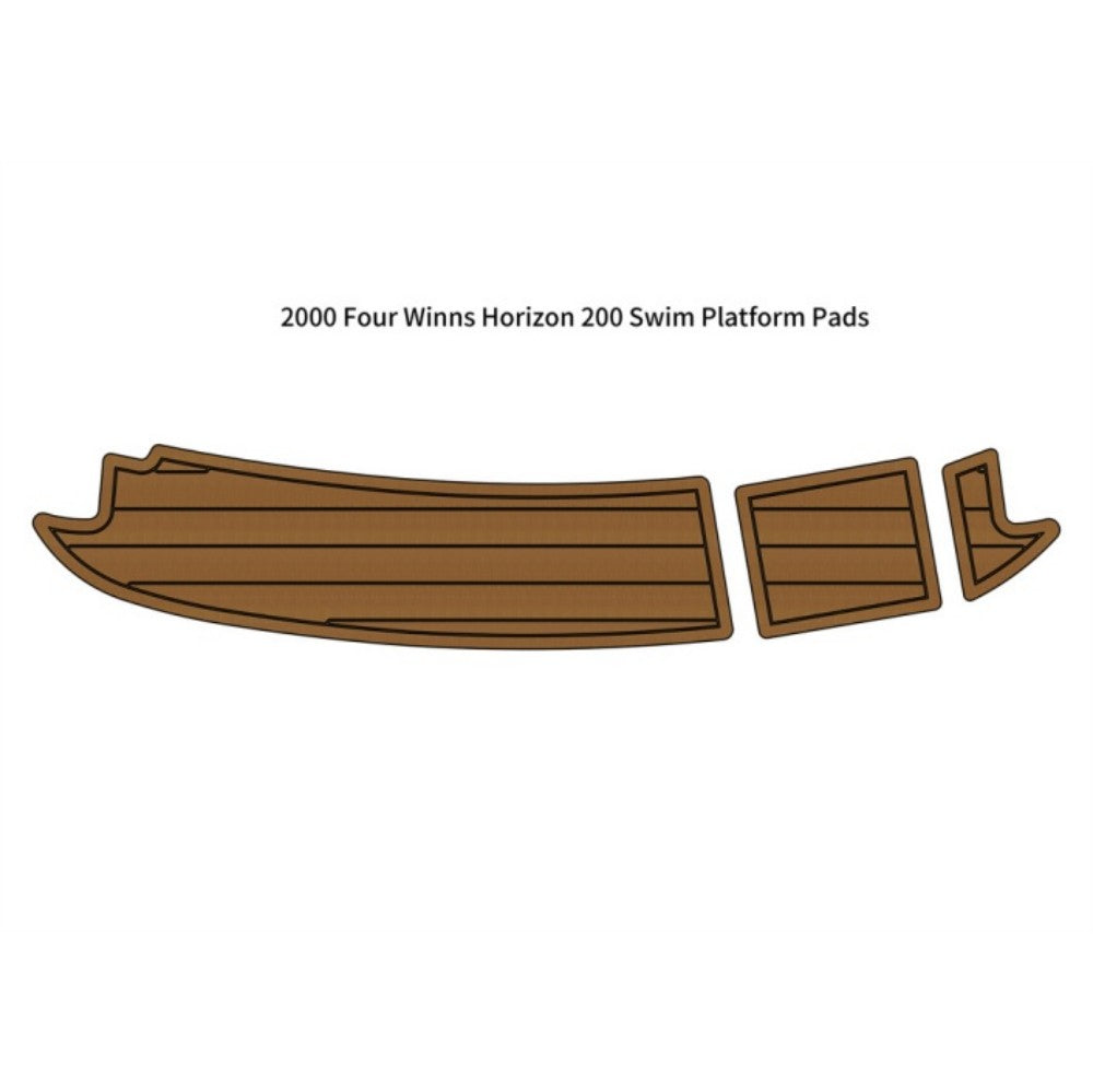 Custom "2000 Four Winns Horizon 200" EVA Foam Boat Flooring HzKaiCun