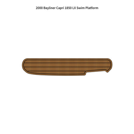 Custom "2000 Bayliner Capri 1850 LX " EVA Foam Boat Deck Mat Marine Flooring Marine Boat Decking Yacht Pad HzKaiCun