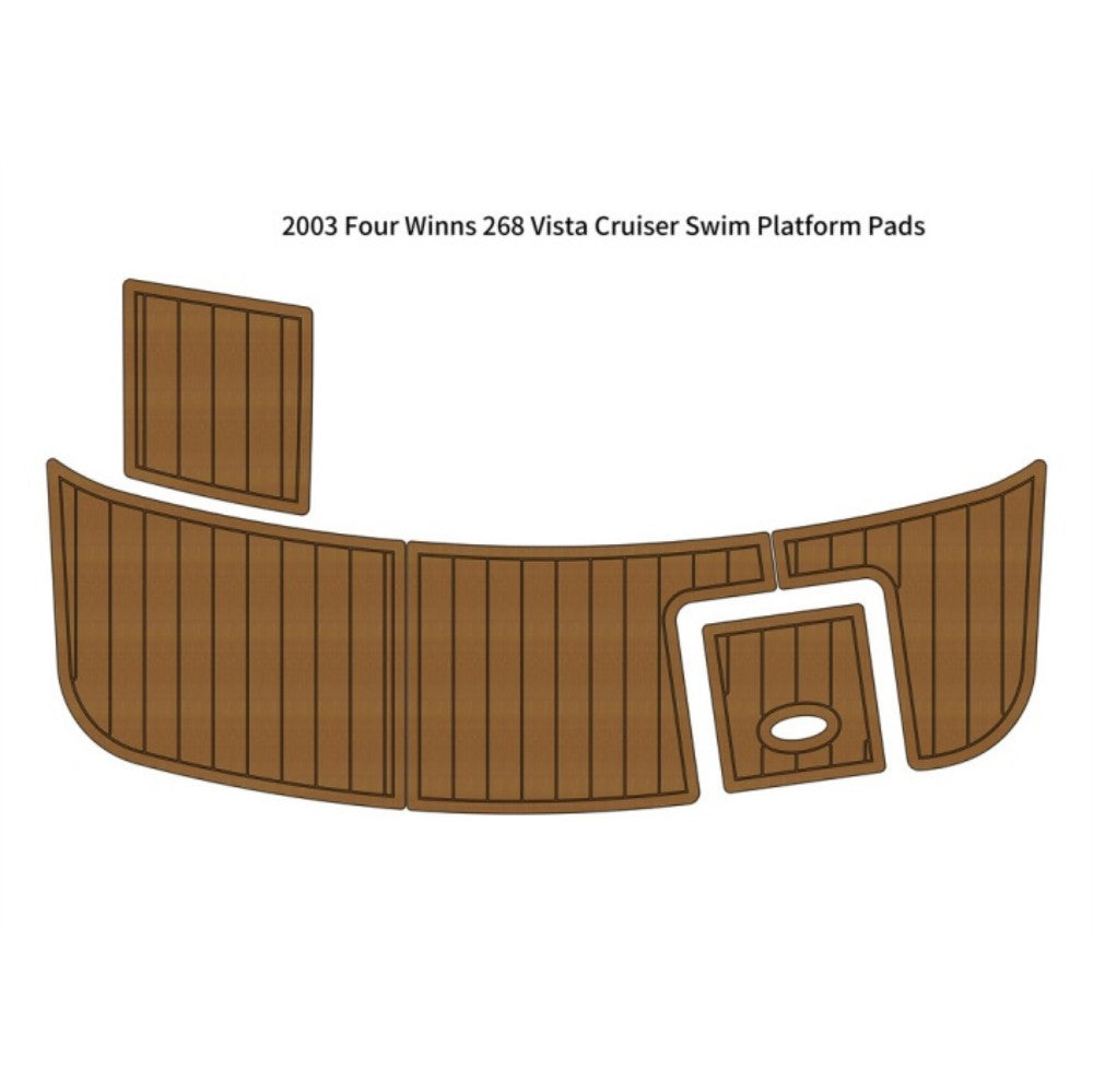 Custom "2003 Four Winns 268 Vista" EVA Foam Boat Flooring HzKaiCun