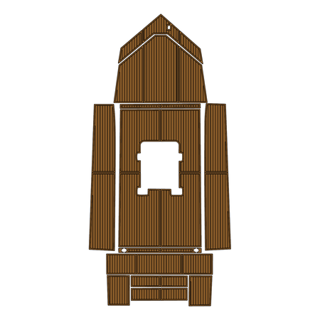 Custom "2003 Alumacraft 20CC" EVA Foam Boat Deck Mat Marine Flooring Marine Boat Decking Yacht Pad HzKaiCun