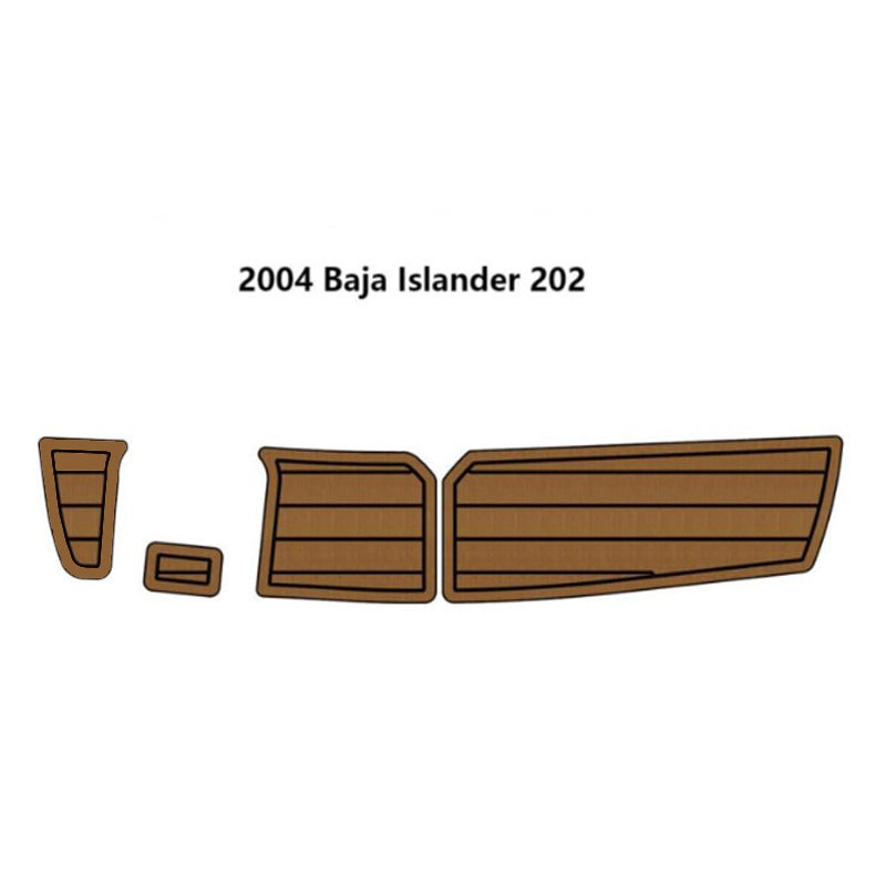 2004 Baja Islander 202 Swim Platform EVA Foam Deck Mat | Custom Teak Boat Flooring Pad HzKaiCun