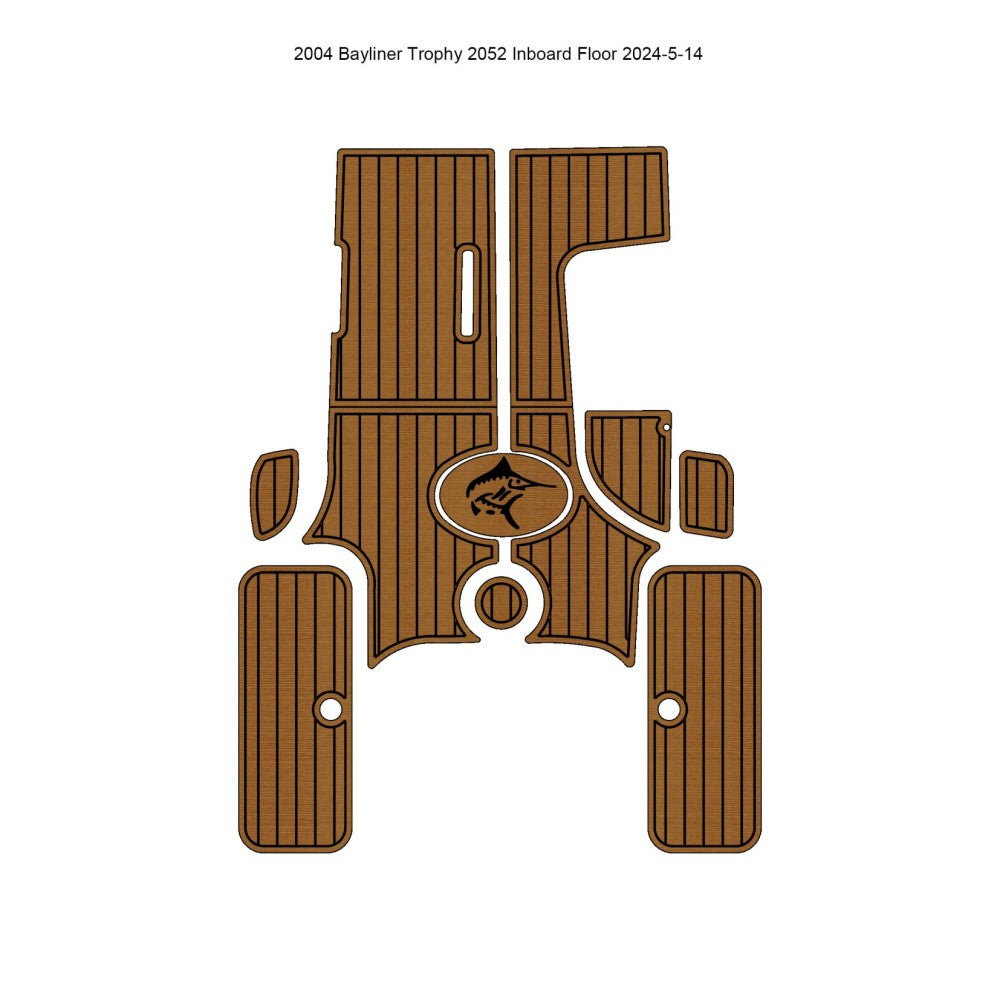 Custom "2004 Bayliner Trophy 2052" EVA Foam Boat Deck Mat Marine Flooring Marine Boat Decking Yacht Pad HzKaiCun