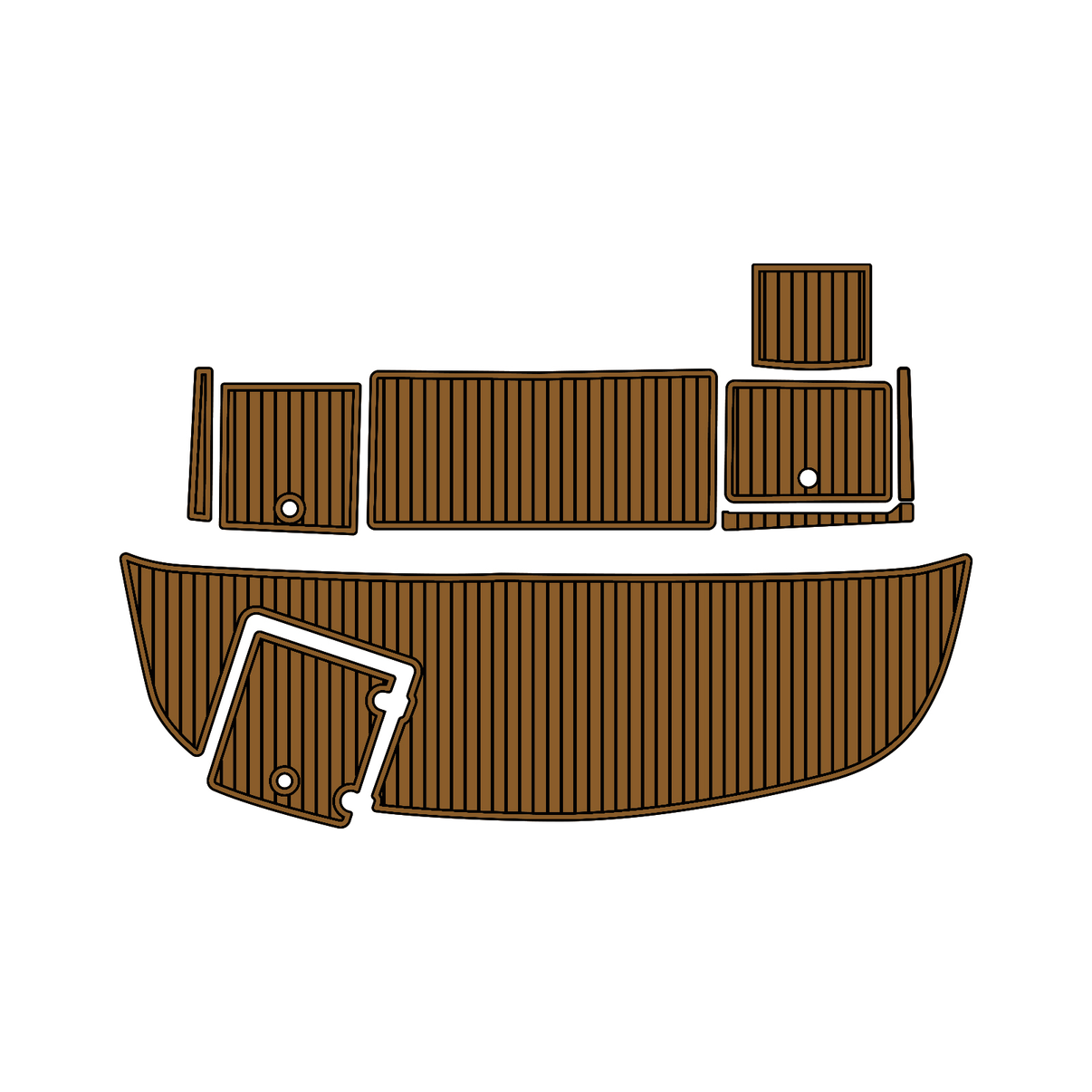 Custom "2004 Ebbtide 2400 Mystique" EVA Foam Boat Deck Mat Marine Flooring Marine Boat Decking Yacht Pad HzKaiCun
