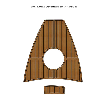 Custom "2005 Four Winns 245 Sundowner" EVA Foam Boat Flooring HzKaiCun