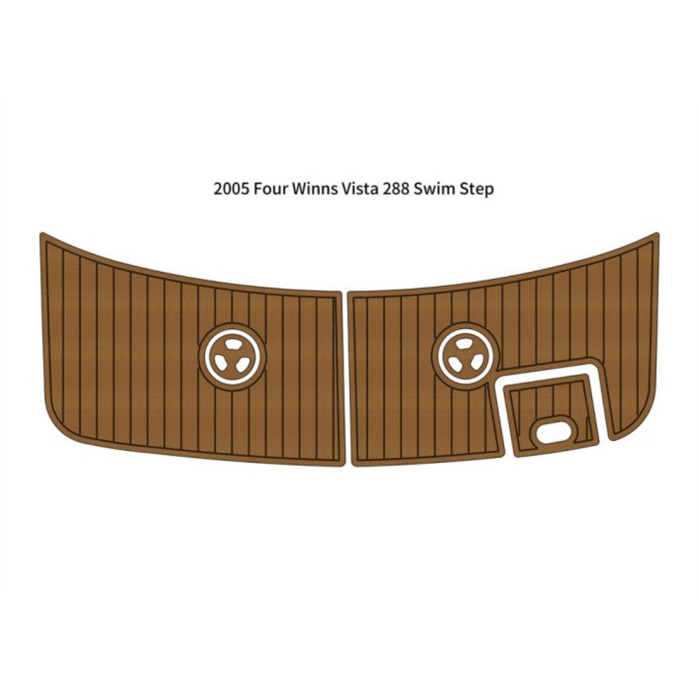 Custom "2005 Four Winns Vista 288 Swim Platform" EVA Foam Boat Flooring HzKaiCun