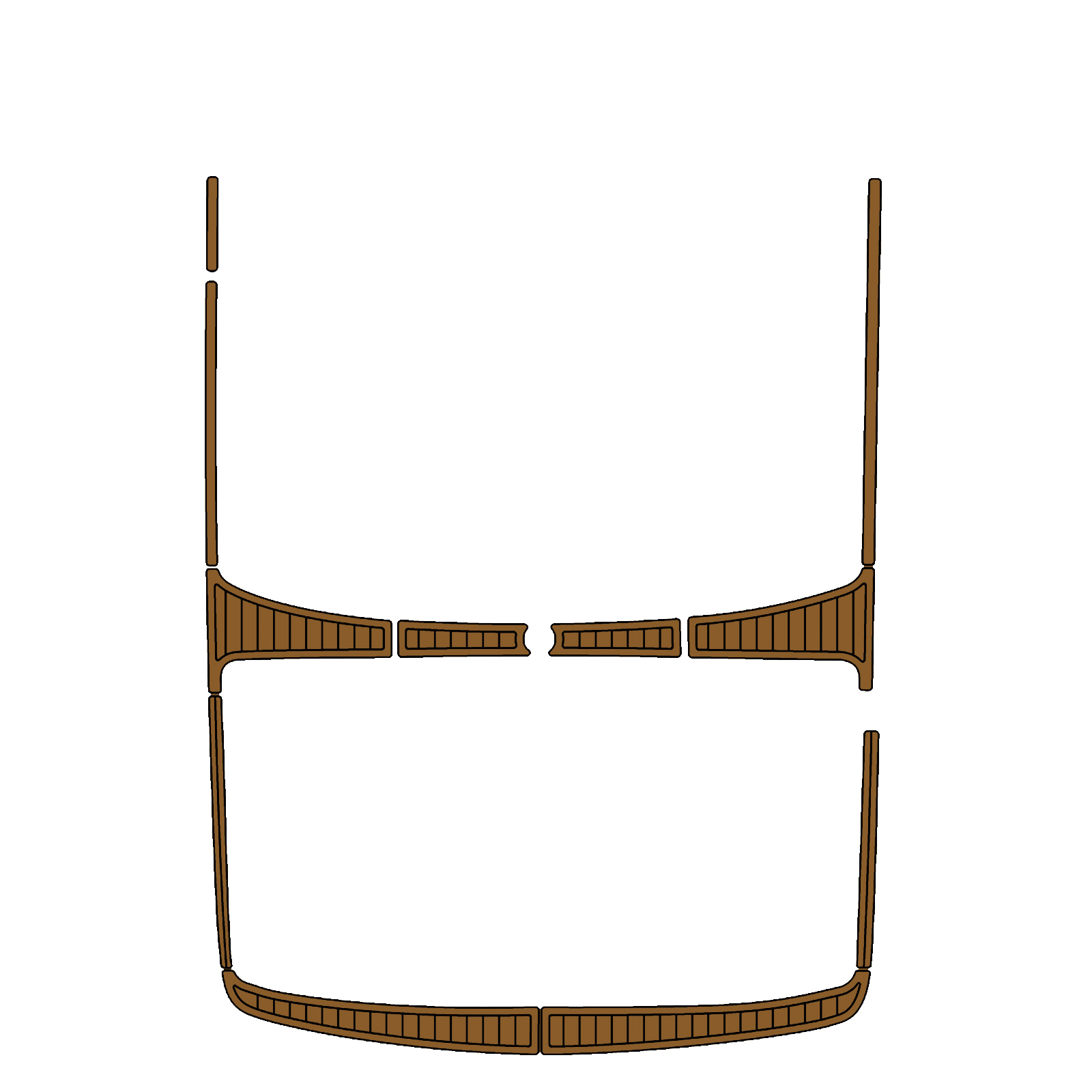 Custom "2005 MB Sports B52" EVA Foam Boat Deck Mat Marine Flooring Marine Boat Decking Yacht Pad HzKaiCun