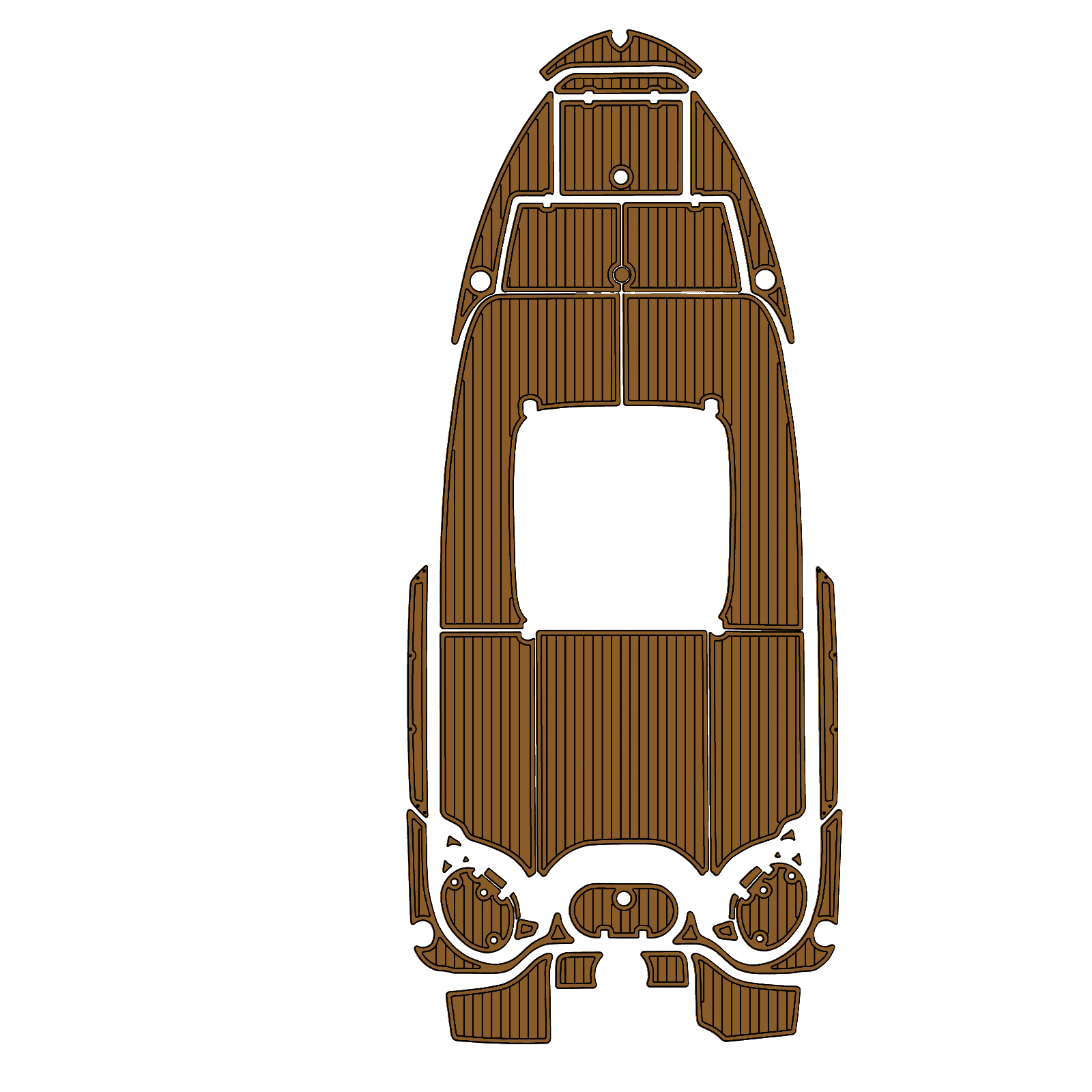 Custom "2006 Wellcraft Fisherman 212" EVA Foam Boat Deck Mat Marine Flooring Marine Boat Decking Yacht Pad HzKaiCun