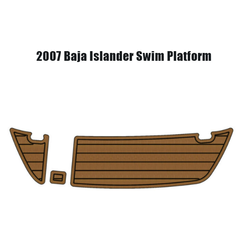 EVA Teak Swim Platform Pad Fits 2007 Baja Islander Marine Non-Slip Boat Stern Deck Mat HzKaiCun