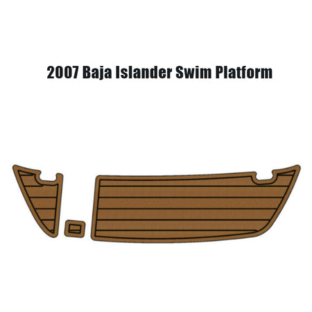 EVA Teak Swim Platform Pad Fits 2007 Baja Islander Marine Non-Slip Boat Stern Deck Mat HzKaiCun