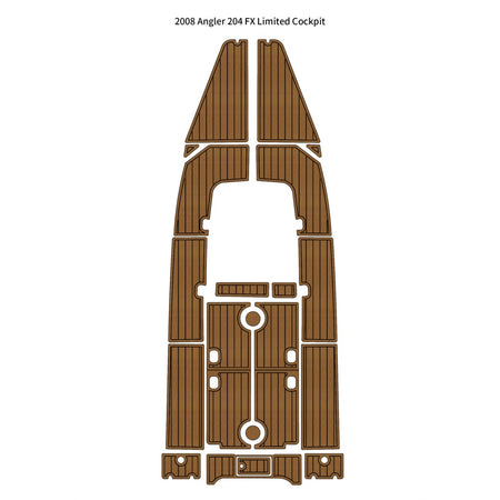 Custom "2008 Angler 204 FX Limited" EVA Foam Boat Deck Mat Marine Flooring Marine Boat Decking Yacht Pad HzKaiCun