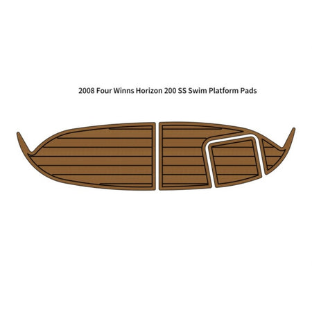 Custom "2008 Four Winns Horizon 200SS Swim Platform" EVA Foam Boat Flooring HzKaiCun