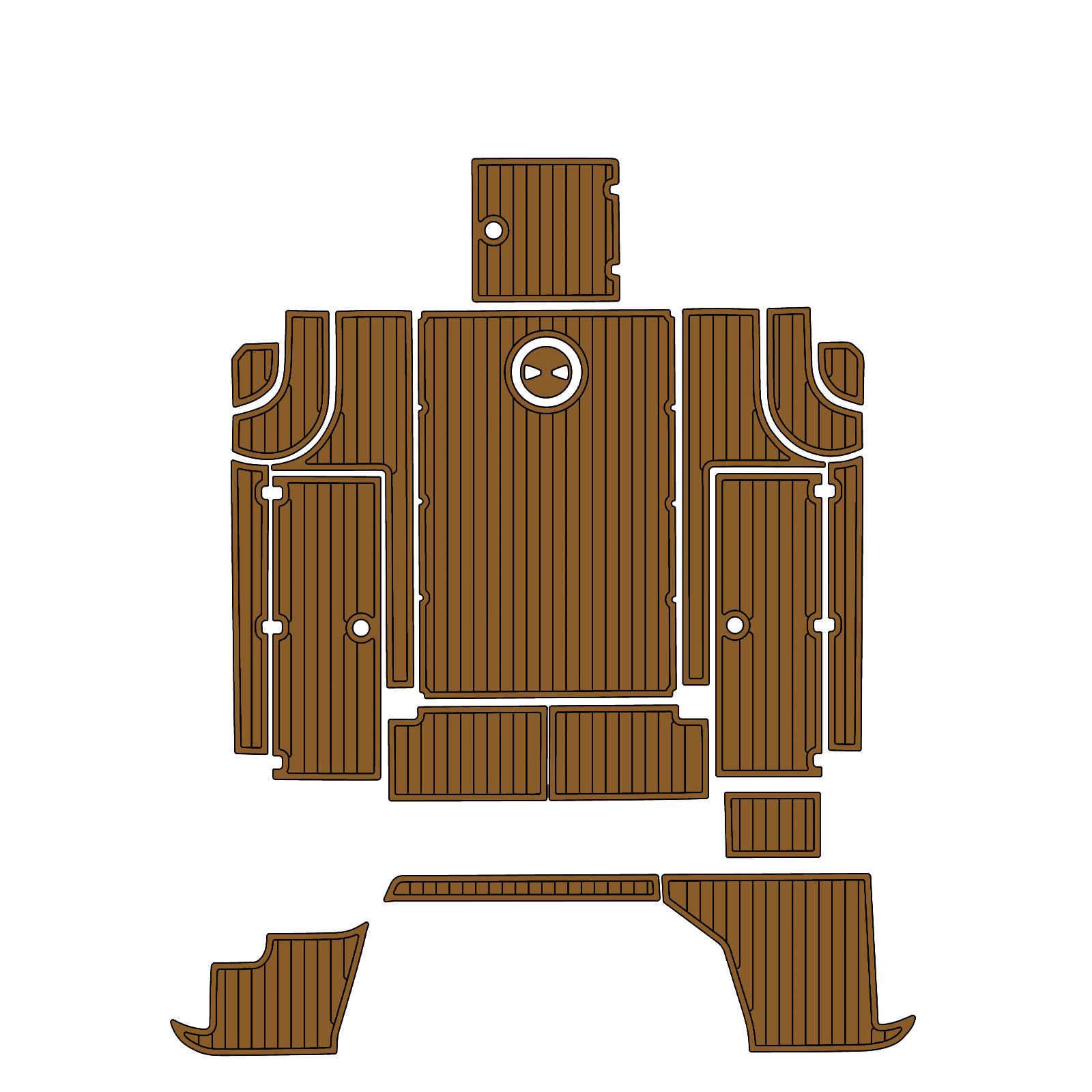 Custom "2008 Seaswirl Striper 2901" EVA Foam Boat Deck Mat Marine Flooring Marine Boat Decking Yacht Pad HzKaiCun