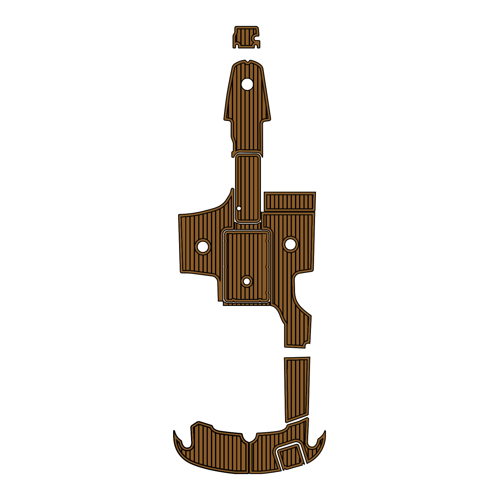 2009 Formula 240 BR boat flooring